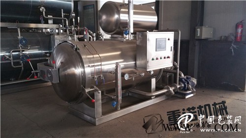 雞爪高溫高壓殺菌鍋，電汽兩用殺菌鍋