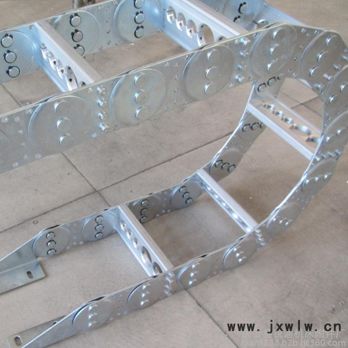 鋼鋁拖鏈 橋式機(jī)床穿線電纜鋼制拖鏈 全封閉數(shù)控機(jī)床金屬坦克鏈