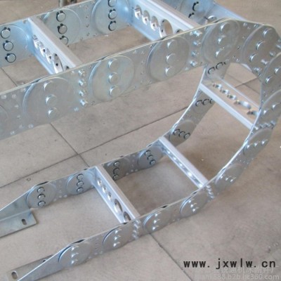 鋼鋁拖鏈 橋式機(jī)床穿線電纜鋼制拖鏈 全封閉數(shù)控機(jī)床金屬坦克鏈