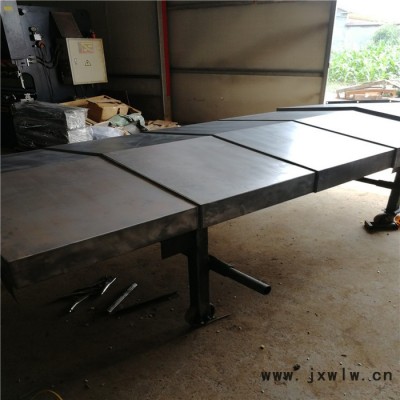 加工中心伸縮蓋板防塵罩 機(jī)床鈑金防護(hù)罩 數(shù)控機(jī)床鋼板防護(hù)罩 全國(guó)包郵