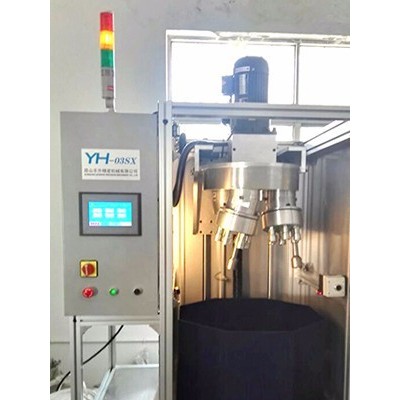 樂升YH-03SX 雙電機斜置刀具鈍化設(shè)備 刀具表面處理設(shè)備專家 ** 斜置拋光機