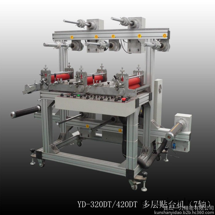 三放兩收貼合機(jī) 多層精密復(fù)合機(jī) 卷對卷貼合機(jī)