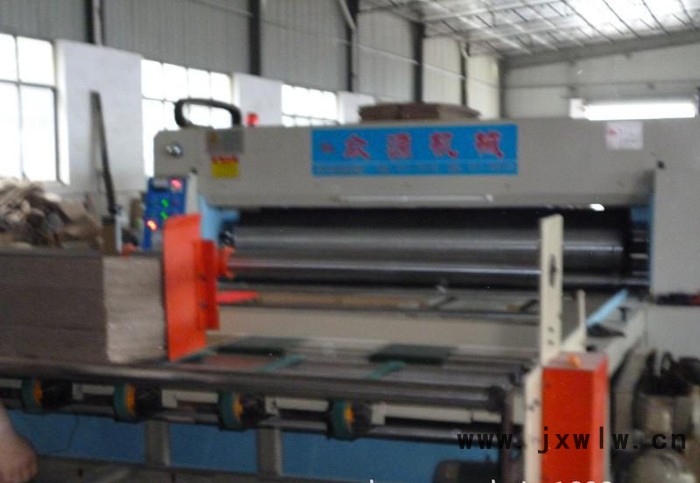 眾源自動(dòng)三色水墨印刷開槽機(jī)，水墨印刷機(jī)