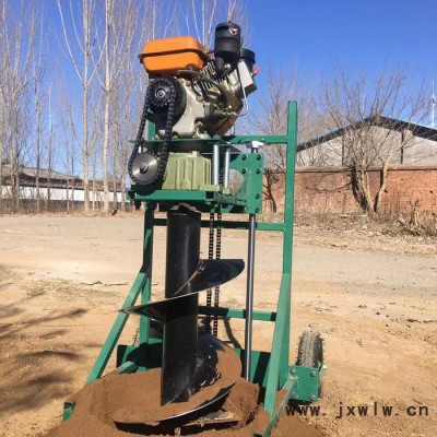 陜西便攜式立柱打孔機(jī) 籬笆樁挖坑機(jī) 植樹種樹打孔機(jī)
