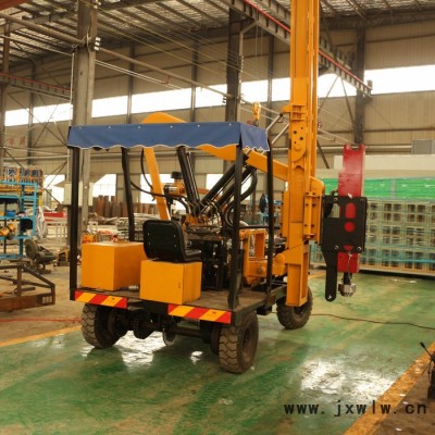 公路打樁機(jī)打孔機(jī) 新型自帶空壓機(jī)一體打鉆樁機(jī) 徐州打樁機(jī)廠家