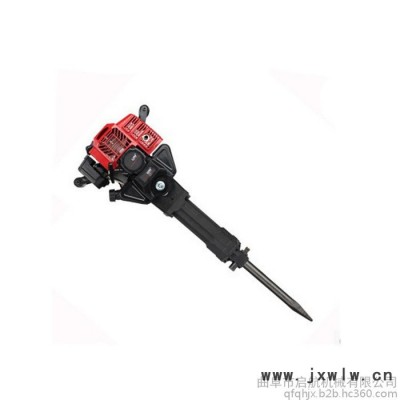 打石頭的鑿巖破碎機(jī)大石頭破碎汽油鎬 石頭打眼沖擊鉆