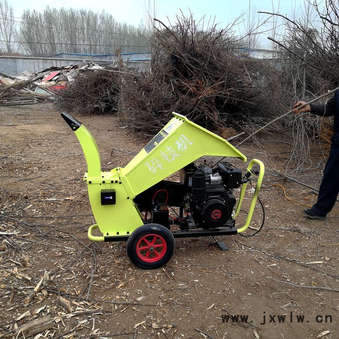 果園苗圃粉碎設(shè)備 濕樹枝粉碎機(jī) 移動(dòng)式枝條碎枝機(jī)
