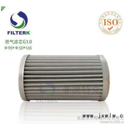 萌菲環(huán)保 G1.0 燃氣濾芯 過濾設備生產** 一站式服務商