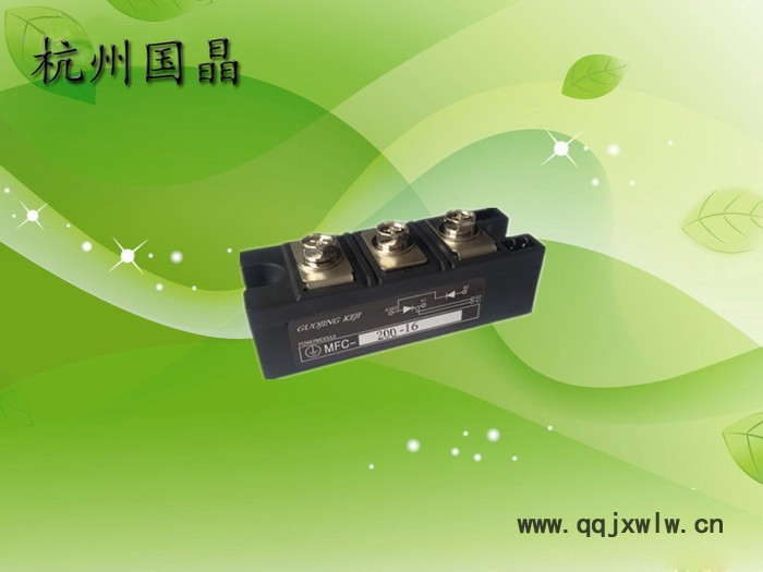 供應(yīng)杭州國晶MFC200A可控硅整流管混合模塊適用于電焊機(jī)、變頻器、交直流電機(jī)控制、各種整流電源、工業(yè)加熱控制