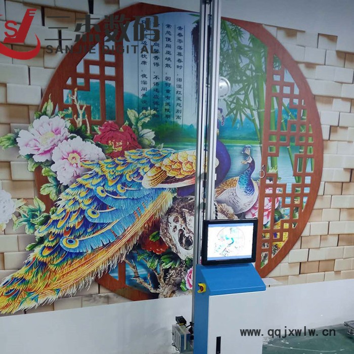 3D文化墻墻體噴繪機5d集成墻面彩繪機8DUV電視背景墻打印設(shè)備校園文化墻主題文化UV噴印機SJ-UV2513/三杰數(shù)碼