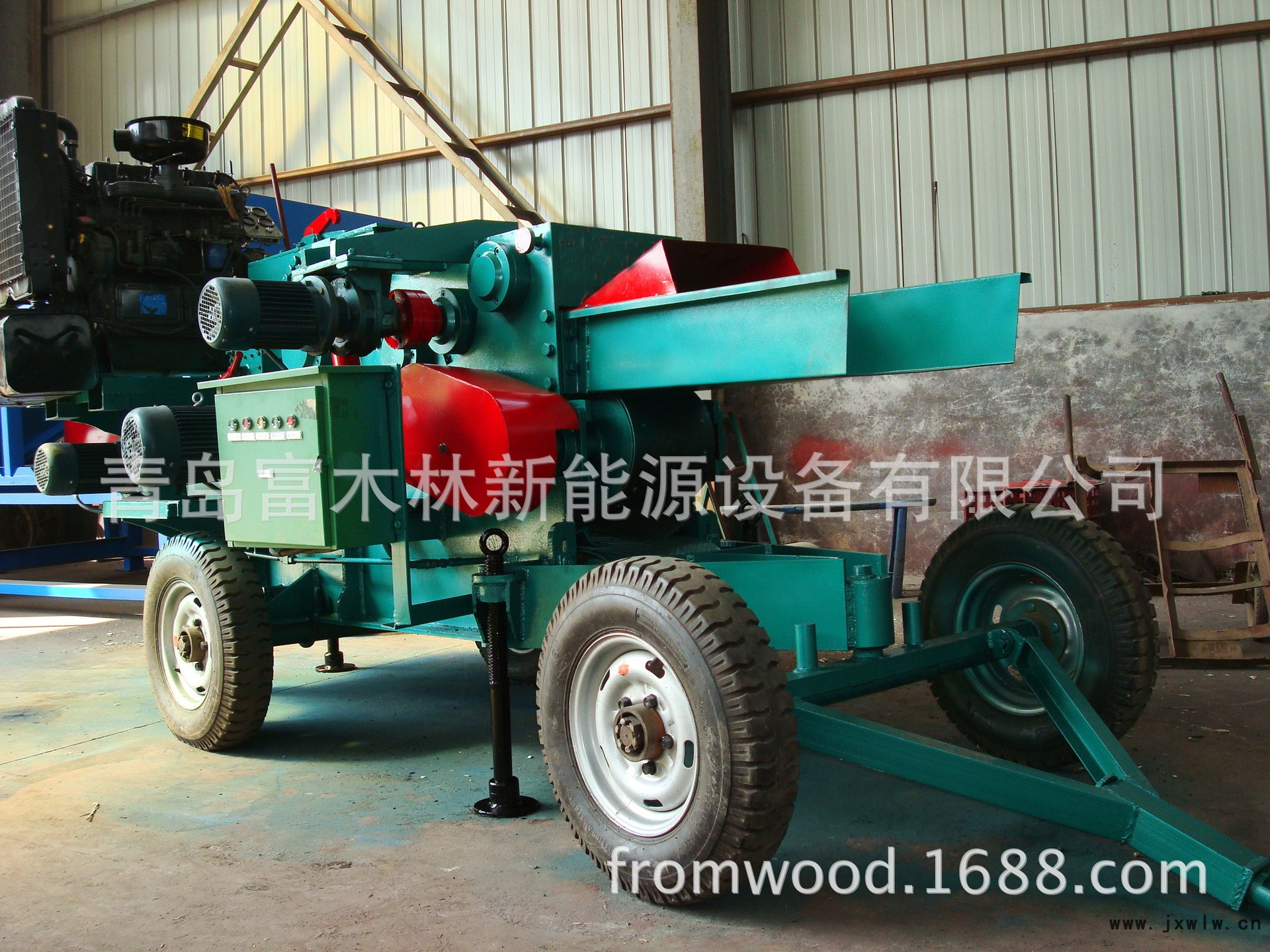 小型可牽引鼓式削片機(jī)