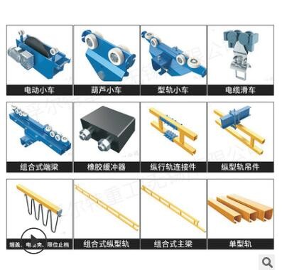 KBK起重機(jī)配件 單梁行車端梁電動小車軌道端蓋連接件吊件起重配件