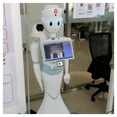 人工智能導(dǎo)診機(jī)器人智能對(duì)話醫(yī)療護(hù)士服務(wù)主動(dòng)迎賓自動(dòng)充電可編程